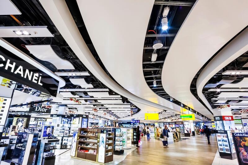 England, London, Heathrow Airport, Duty Free Shopping Arcade (Photo by: Prisma by Dukas/Universal Images Group via Getty Images)
