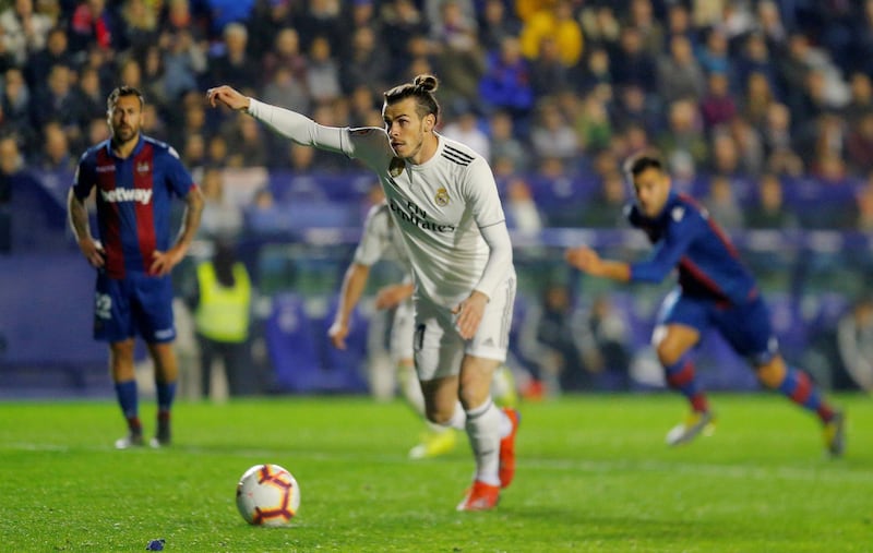 He scored Real's second goal against Levante from the penalty spot recently. Reuters