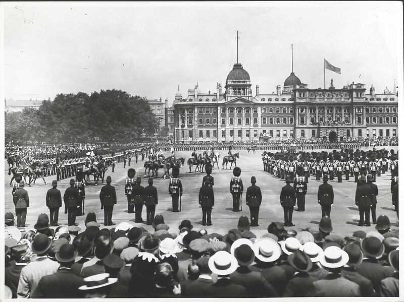 Trooping the Colour in 1912