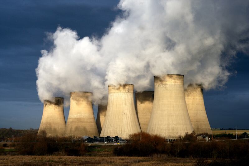 The British government argues some fossil fuel-fired power stations will still be needed in a net-zero world. PA