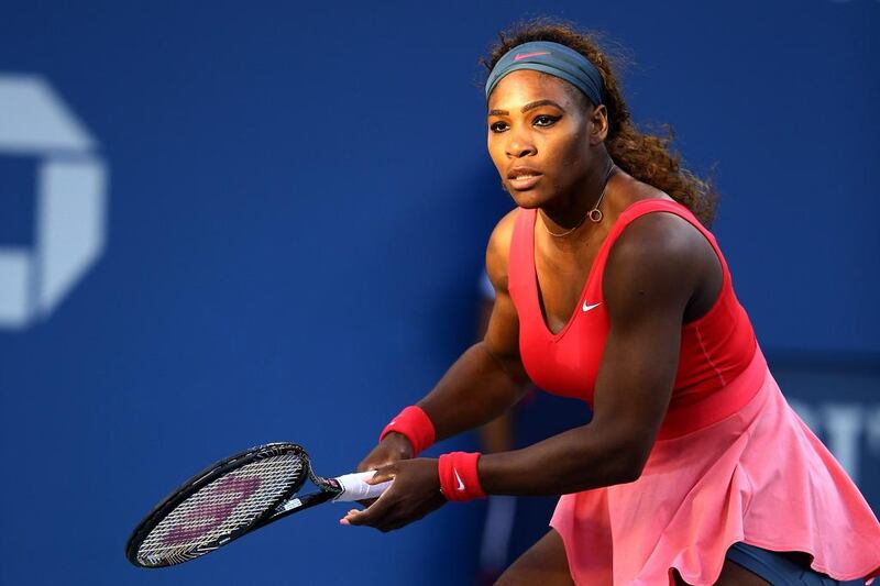 Serena Williams was knocked out in the fourth round at the Australian Open in January. Al Bello / Getty Images / AFP