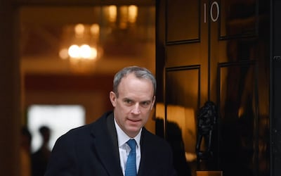 Former deputy prime minister Dominic Raab announced he would not be seeking re-election last year, weeks after he resigned following allegations of bullying behaviour. EPA