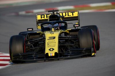 MONTMELO, SPAIN - FEBRUARY 28: Daniel Ricciardo of Australia driving the (3) Renault Sport Formula One Team RS19 on track during day three of F1 Winter Testing at Circuit de Catalunya on February 28, 2019 in Montmelo, Spain. (Photo by Charles Coates/Getty Images)