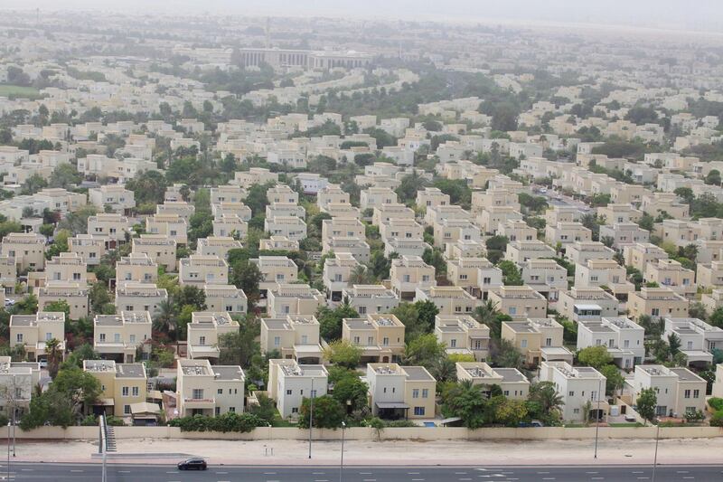 DUBAI, UAE. July 3, 2014 -Stock photograph of villas in Emirates Hills in Dubai,  July 3, 2014. (Photos by: Sarah Dea/The National, Story by: STANDALONE STOCK, Business)
