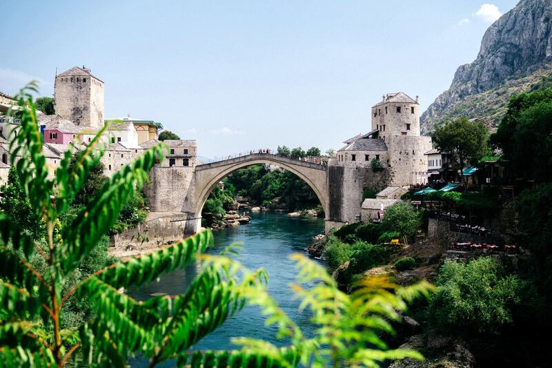 Stari Most- The bridge at Mostar. Photo: Christopher Wilton-Steer and The Aga Khan Development Network