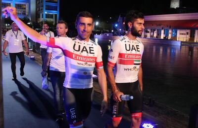 Maximiliano Richeze helped Fernando Gaviria to win three stages at Vuelta a San Juan. Courtesy UAE Team Emirates