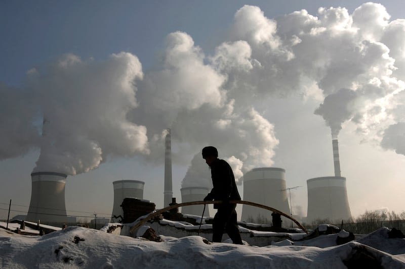 Datong coal-fired power plant in Shanxi province, northern China. Reuters