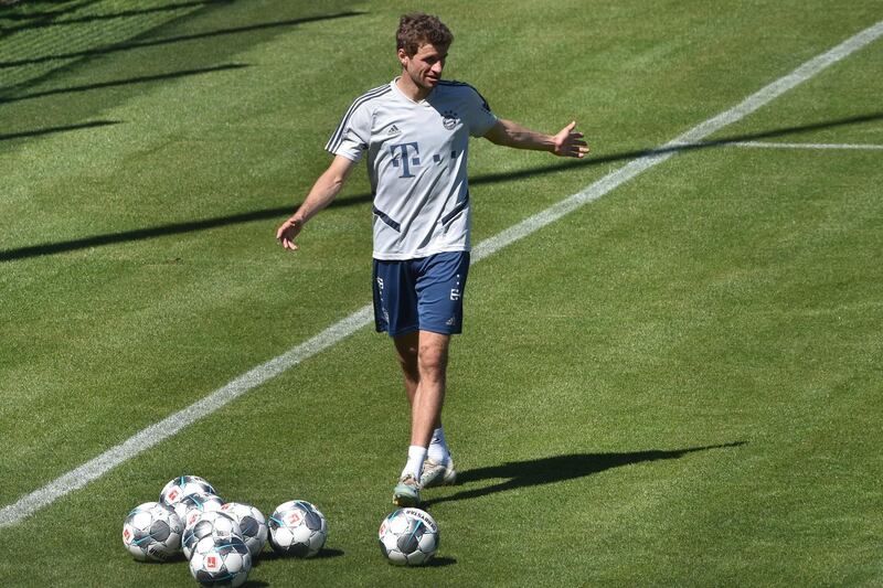 Bayern Munich's German forward Thomas Muller. AFP