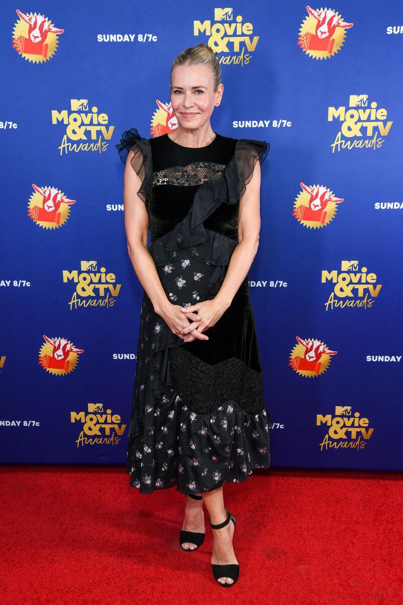 UNSPECIFIED - DECEMBER 6: In this image released on December 6, Chelsea Handler attends the 2020 MTV Movie & TV Awards: Greatest Of All Time broadcast on December 6, 2020. (Photo by Kevin Mazur/2020 MTV Movie & TV Awards/Getty Images for MTV Communications) (Photo by Kevin Mazur/2020 MTV Movie & TV Awards/Getty Images)
