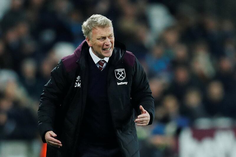 Soccer Football - Premier League - West Ham United vs Leicester City - London Stadium, London, Britain - November 24, 2017   West Ham United manager David Moyes           REUTERS/Eddie Keogh  EDITORIAL USE ONLY. No use with unauthorized audio, video, data, fixture lists, club/league logos or "live" services. Online in-match use limited to 75 images, no video emulation. No use in betting, games or single club/league/player publications. Please contact your account representative for further details.
