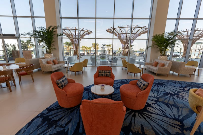 Guests can relax in the lobby which has plenty of natural light and lots of chill-out spaces.