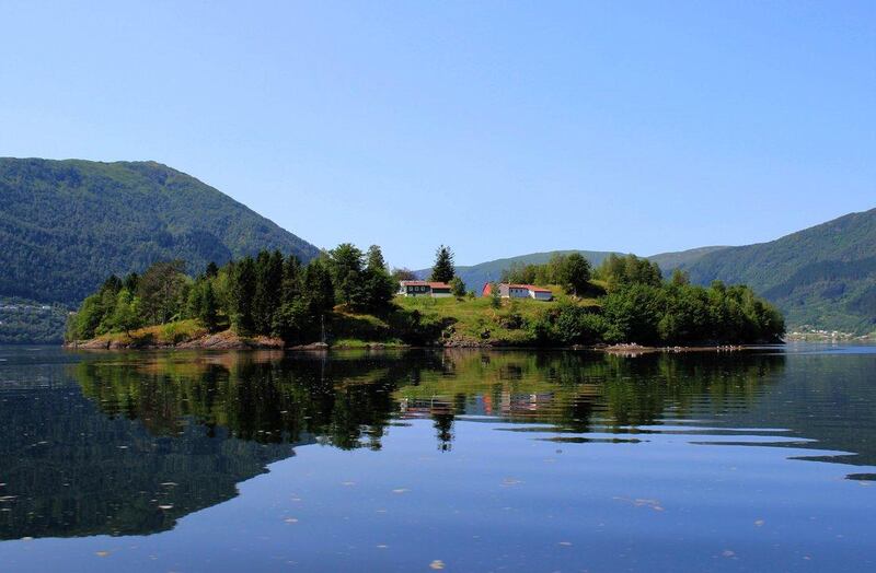 The Norwegian island of Ulvsnes is positioned in the middle of a picturesque fjord. Vimeo