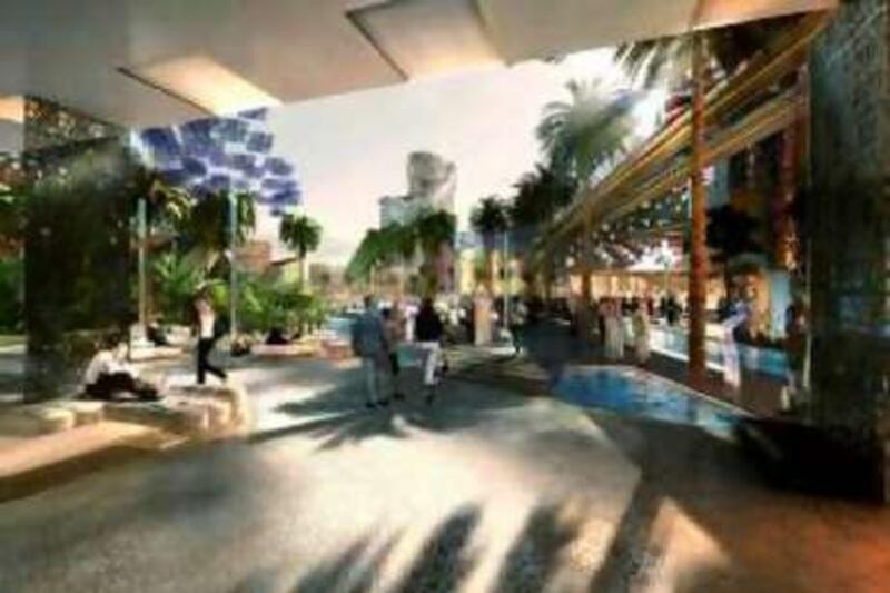 Undated artist's rendering of the proposed Masdar eco-city. 

REF al16SE-masdar 16/09/08