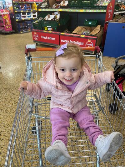 Toddler Vienna McLoughlin was struck down with a severe case of meningitis. Her parents have urged others to make sure their children are vaccinated. Photo: McLoughlin family
