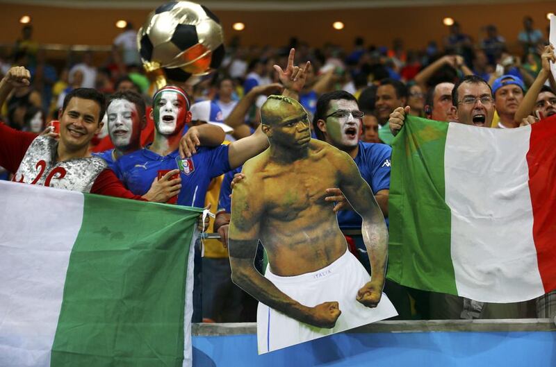 Italy’s Mario Balotelli is a big fan of Italy’s Mario Balotelli. Ivan Alvarado / Reuters