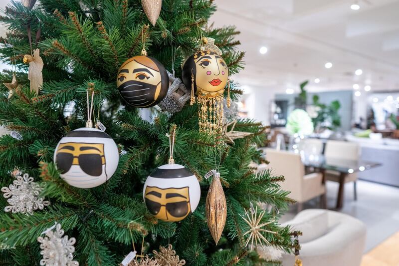 Baubles created by Emirati fashion designer Budoor Abdulqader.