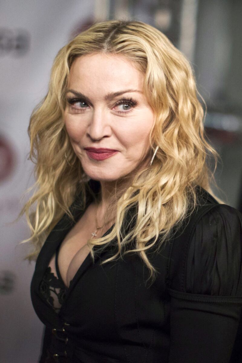 Madonna worked at Dunkin' Donuts. AP