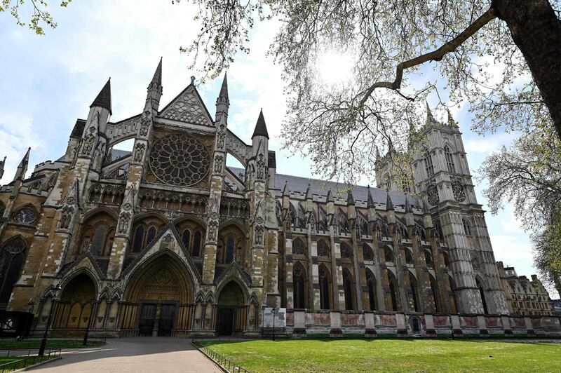 Westminster Abbey is closed and has not rang its bells to honor the Queen's birthday. AFP