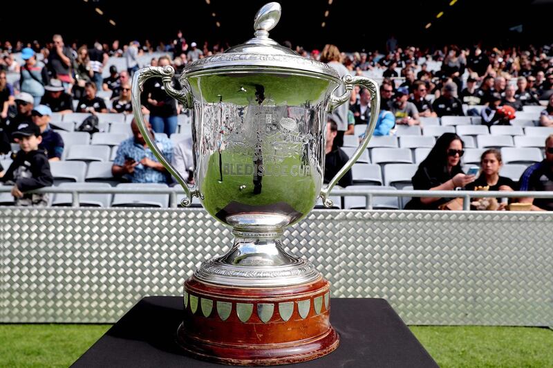 The Bledisloe Cup. AFP