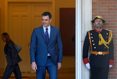 Spain's Prime Minister Pedro Sanchez sees his country as a potential energy provider to its European neighbours. AFP 