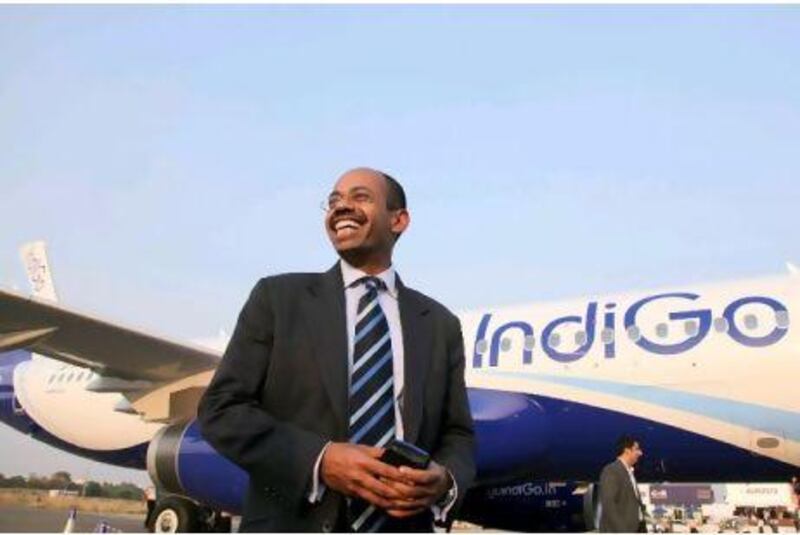 Aditya Ghosh, the president of IndiGo, says the company plans to use new aircraft to meet rising demand from India's middle class. Namas Bhojani / Bloomberg