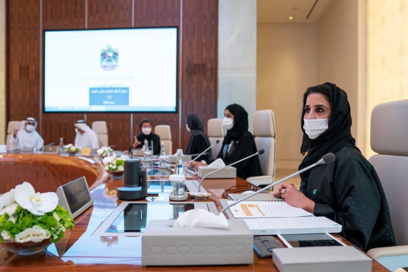The UAE Cabinet meets for its final session of the year on Monday.  Courtesy: Sheikh Mohammed bin Rashid Twitter