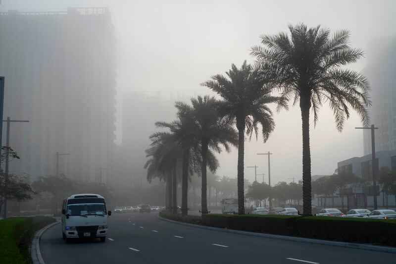 It was a gloomy start to the day in Dubai