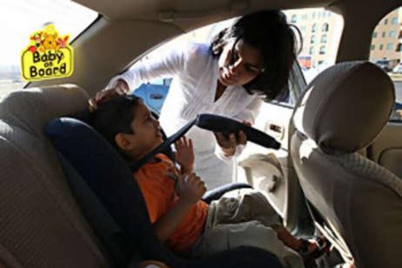 The campaign to get parents to strap their children into child seats during car journeys will run for 10 years.