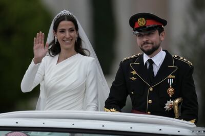 Jordan's Crown Prince Hussein and his wife Princess Rajwa will both turn 30 in 2024. AP