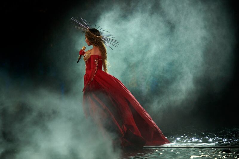 The singer performed an eclectic mix of songs from her back catalogue. Photo: Mason Poole/Parkwood Media/Getty Images for Atlantis The Royal