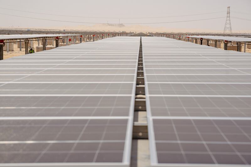 Emirates Water and Electricity Company is seeking to boost solar power production capacity to meet increasing power demand. Photo: Ewec