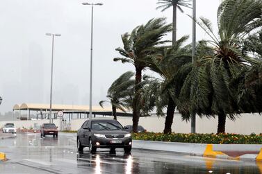 Heavy rainfall is predicted for Abu Dhabi on Wednesday. Chris Whiteoak for the The National