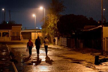 A suburb in Cape Town. Citizens are suffering as South Africa's economy is squeezed. AFP