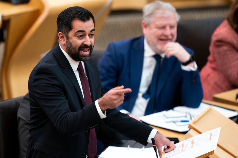 Scottish First Minister Humza Yousaf has accused British PM Rishi Sunak of showing a lack of leadership. PA