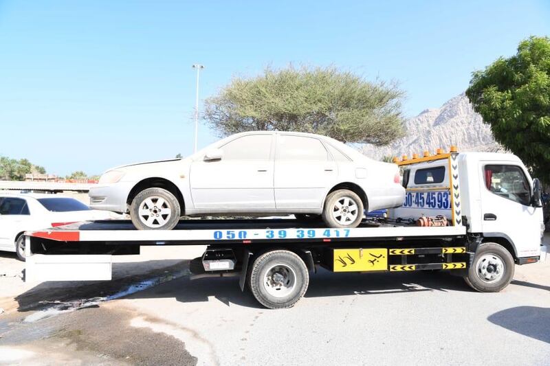 A total of 31 cars have been seized in the first week of a police crackdown in RAK. Courtesy RAK Police