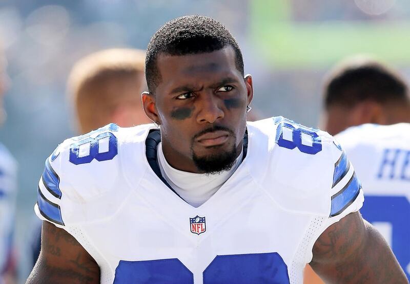 Dez Bryant's claims that he is the equal of Detroit Lions star Calvin Johnson ring hollow in light of his recent behaviour. Getty Images
