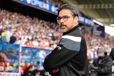 HUDDERSFIELD, ENGLAND - APRIL 14:  David Wagner, Manager of Huddersfield Town looks on prior to the Premier League match between Huddersfield Town and Watford at John Smith's Stadium on April 14, 2018 in Huddersfield, England.  (Photo by Tony Marshall/Getty Images)
