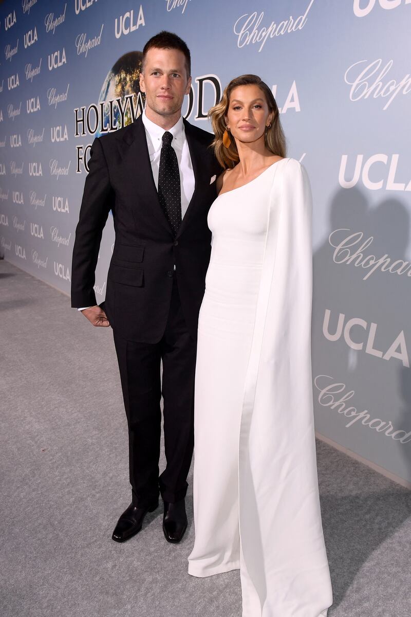 Brady and Bundchen at a UCLA ceremony honouring her and Barbra Streisand at the 2019 Hollywood for Science Gala on February 21, 2019, in Beverly Hills, California. AFP