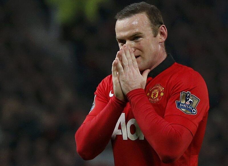 Wayne Rooney and Manchester United host the first Champions League quarter-final leg against Bayern Munich on Tuesday April 1, 2014 at Old Trafford. Phil Noble / Reuters 