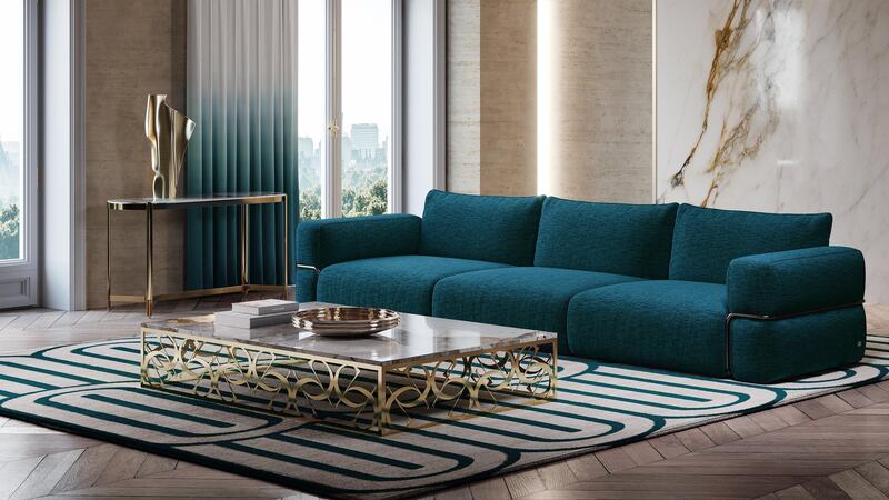 Byblos sofa. Courtesy Elie Saab Maison 