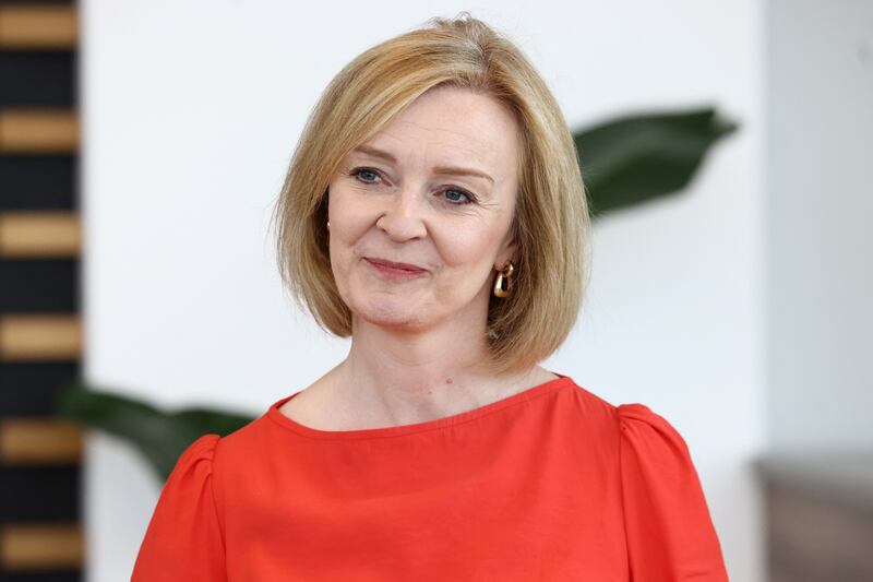 British Foreign Secretary and Conservative leadership candidate Liz Truss. Getty