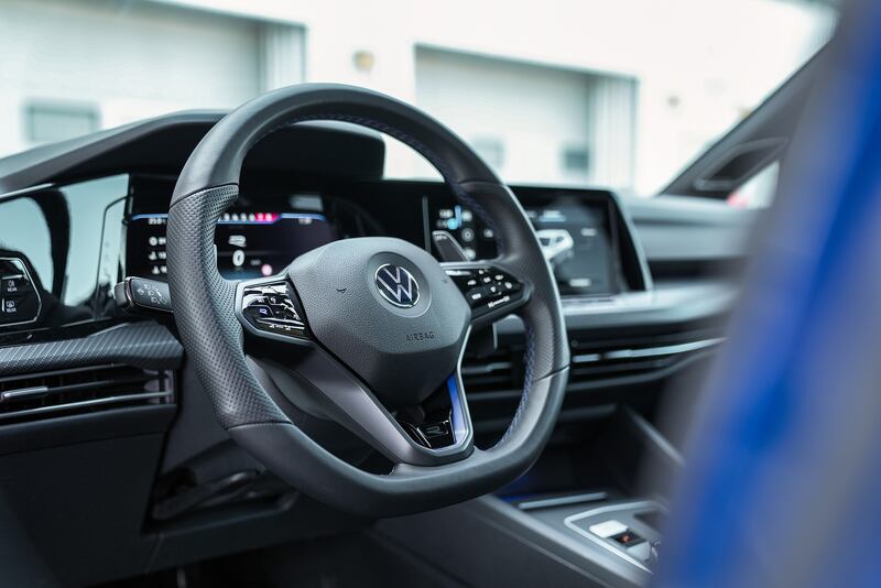 Volkswagen has digitalised most of the displays and controls in the R