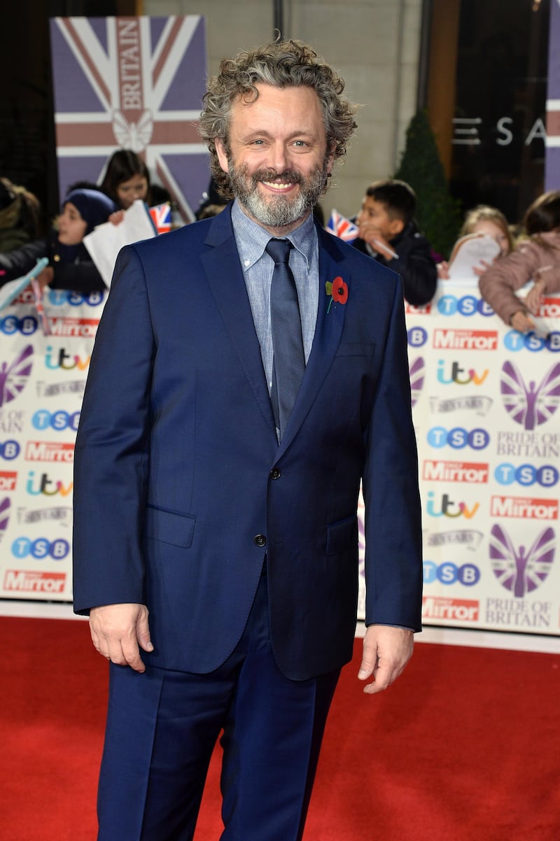 LONDON, ENGLAND - OCTOBER 28: Michael Sheen attends Pride Of Britain Awards 2019 at The Grosvenor House Hotel on October 28, 2019 in London, England. (Photo by Jeff Spicer/Getty Images)
