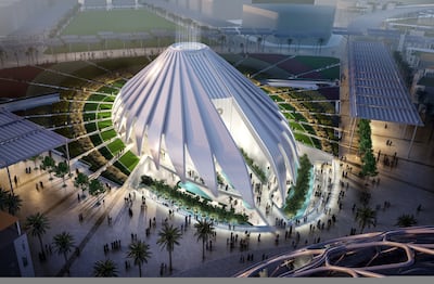 A rendering of the UAE Pavilion at Expo 2020 Dubai. 