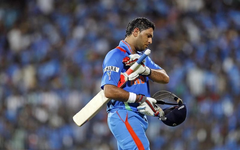 Yuvraj Singh's last appearance for India - in 2014 - was a chastening experience. Arun Sankar / AP Photo