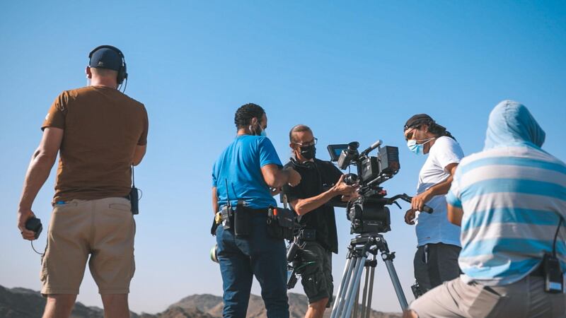 Sweet Dreams was filmed in the UAE desert. Photo: A.K.A Media
