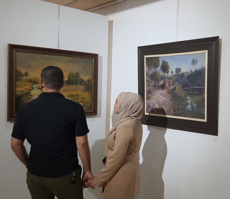 At the annual Iraqi Landscape Exhibition, local artists  express concern about the climate crisis which imperils Iraq today. 