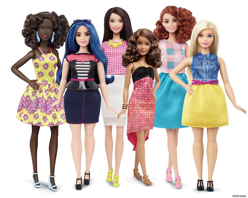 Barbie dolls come in more than 22 skin tones, 94 hair colours, 13 eye colours and a multitude of body types. Photo: Mattel