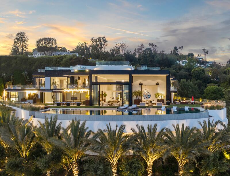 The home is nestled in greenery and was built by celebrity reconstructive surgeon Alex Khadavi. Courtesy  Joe Bryant