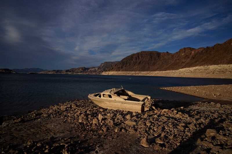 Authorities in Las Vegas say they have identified human remains found in October 2022 in the shrinking Lake Mead. AP